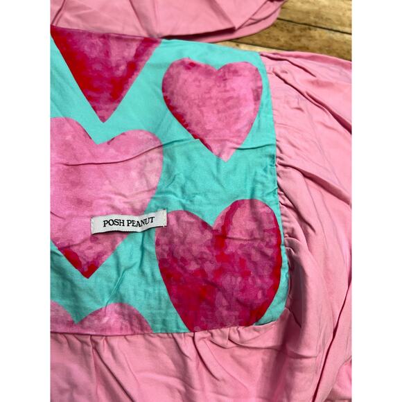 Posh Peanut Queen of Hearts/ Alice Bamboo Twin Size Duvet Cover - Picture 3 of 6